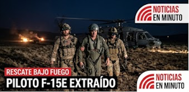 ¡Lo lograron! Rescatan al piloto, pero la bomba de tiempo sigue haciendo tictac