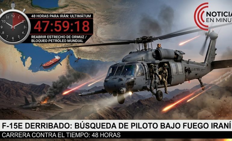 El reloj no perdona: 48 horas para Irán y la angustiosa búsqueda del piloto