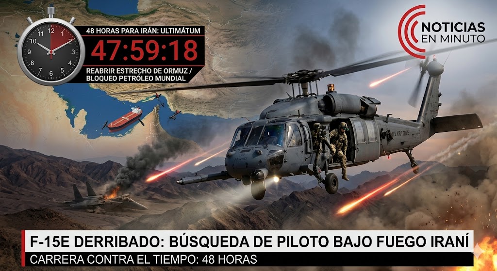 El reloj no perdona: 48 horas para Irán y la angustiosa búsqueda del piloto