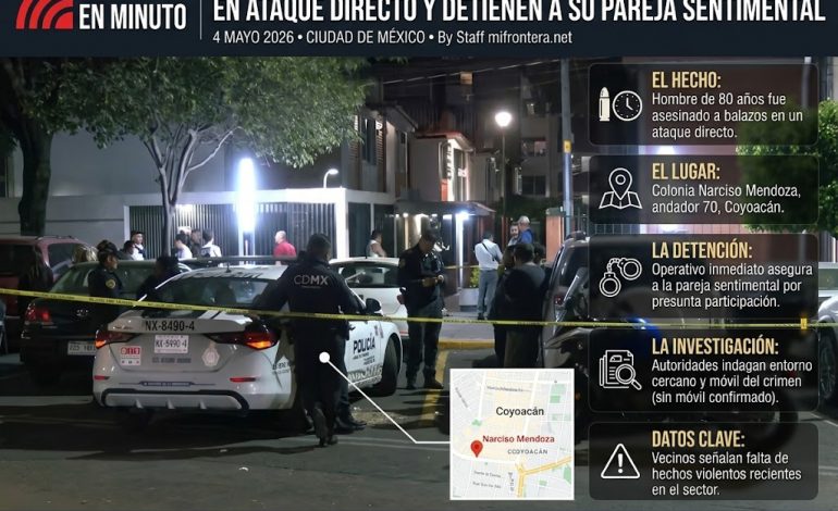 Conmoción en Coyoacán: Ejecutan a balazos a adulto mayor y detienen a su pareja sentimental
