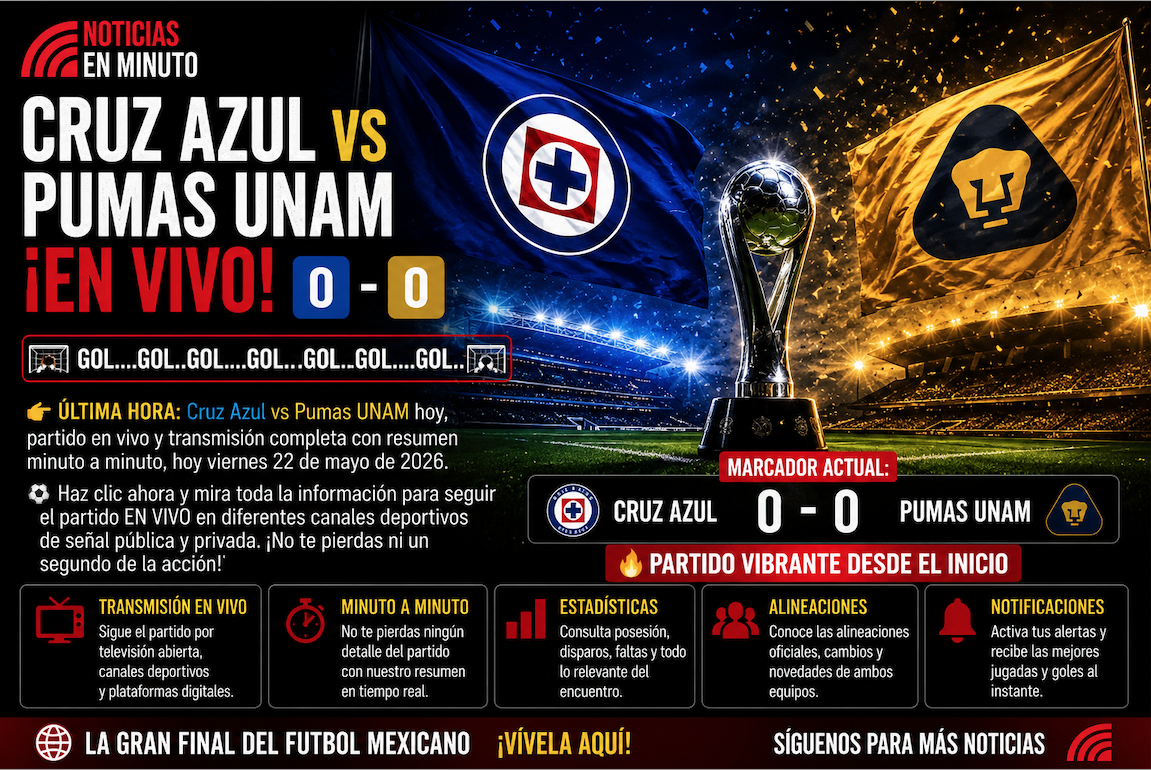 Cruz Azul y Pumas protagonizan una final intensa y llena de emociones en el arranque