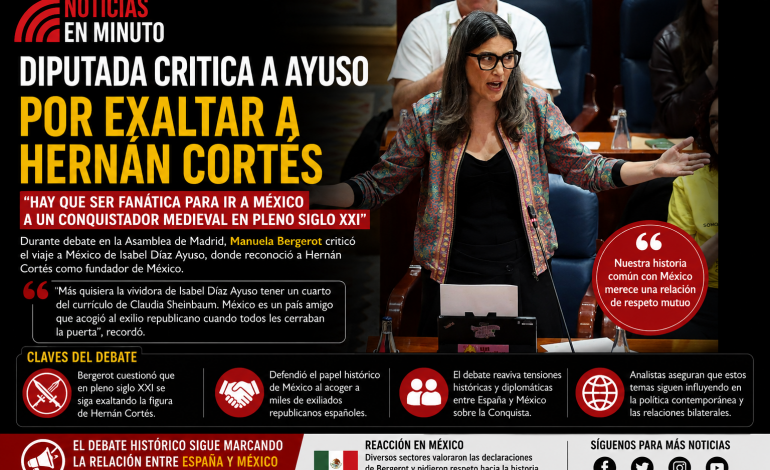 España y México reavivan debate histórico tras declaraciones sobre Hernán Cortés